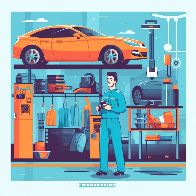 Automotive Customizations Flat Style