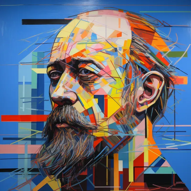 Klimt Mondrian Neo Plasticism Fusion Art