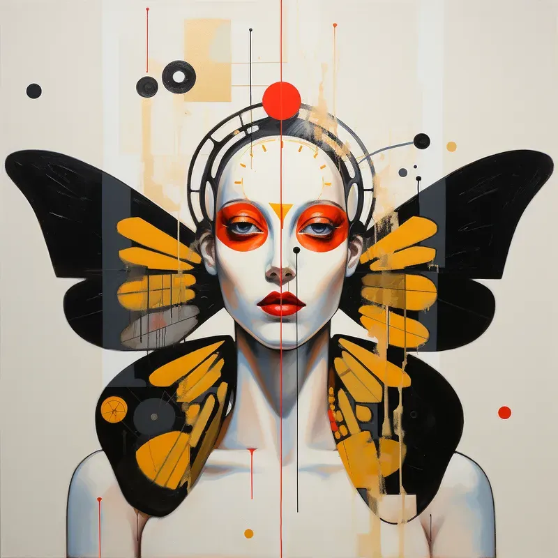 Klimt Mondrian Neo Plasticism Fusion Art