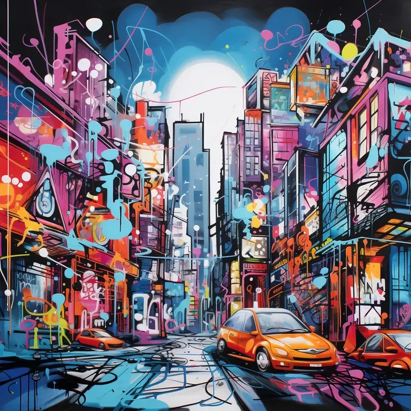 Urban Street Expressionism Illustrations