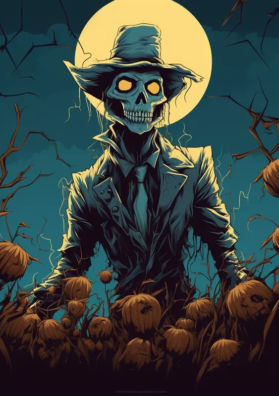 Eccentric Minimal Halloween Poster Art