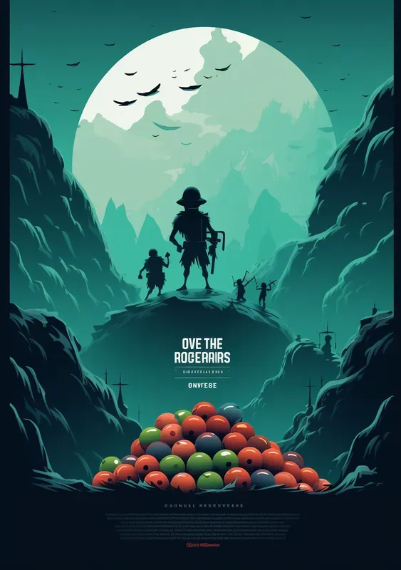 Eccentric Minimal Halloween Poster Art