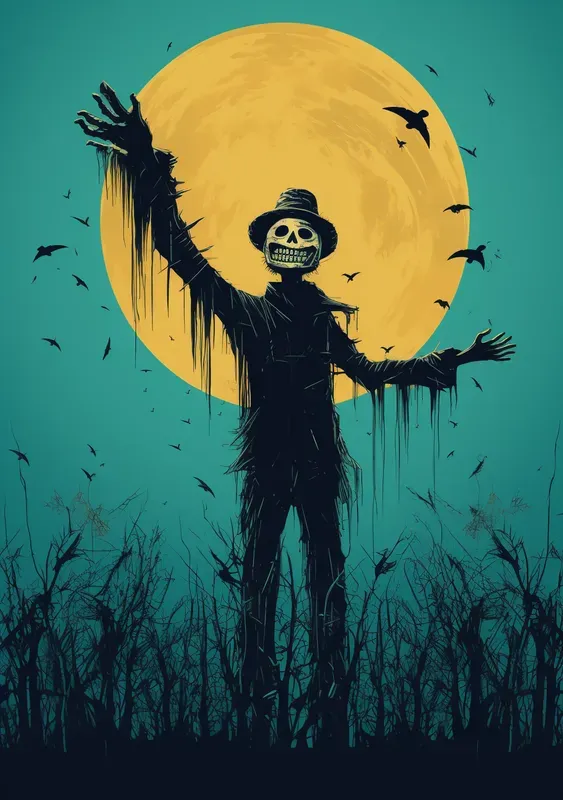 Eccentric Minimal Halloween Poster Art