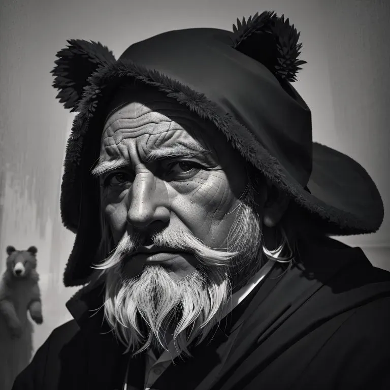 Insane Monochrome Portrait Fine Art