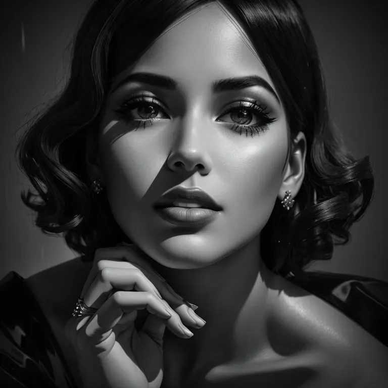 Insane Monochrome Portrait Fine Art