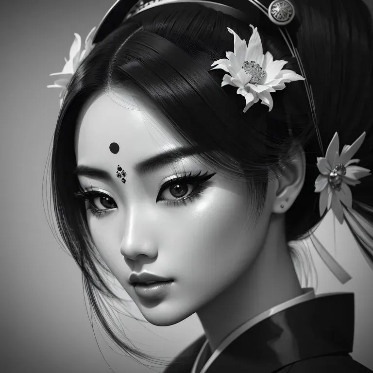 Insane Monochrome Portrait Fine Art
