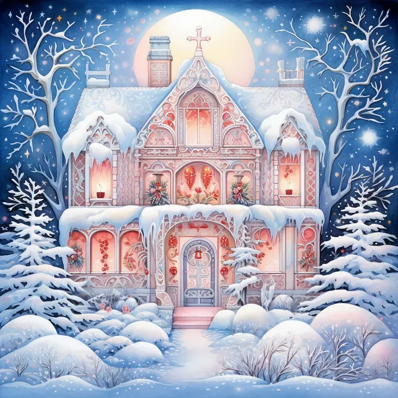 Whimsical Captivating Christmas Cards