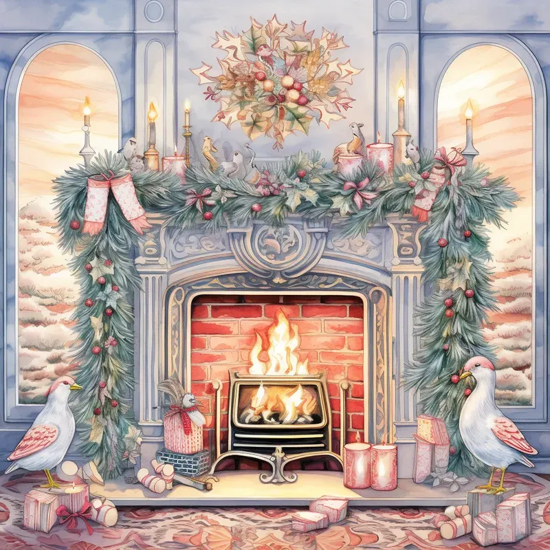 Whimsical Captivating Christmas Cards