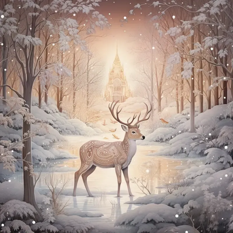 Whimsical Captivating Christmas Cards