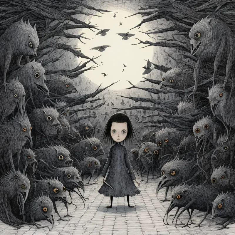 Jones And Gorey Hybrid Fusion Art