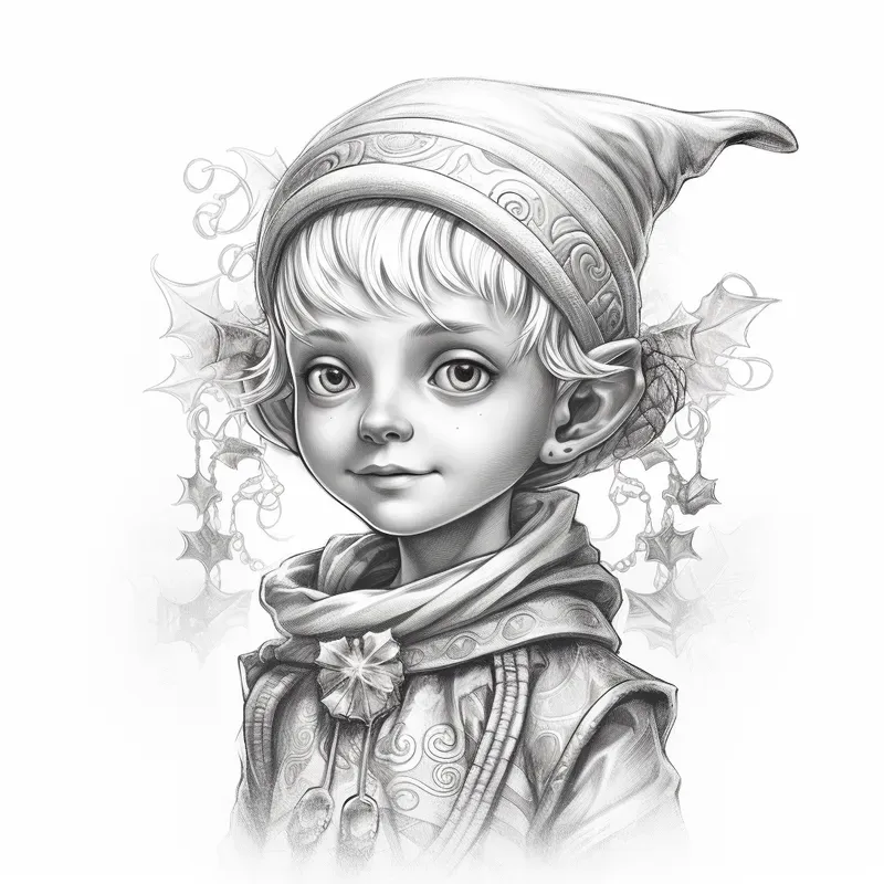 Pencil Sketches Of Christmas Characters