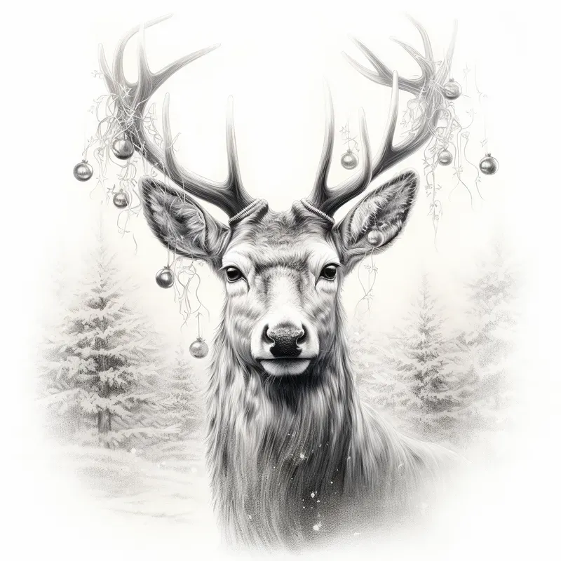 Pencil Sketches Of Christmas Characters