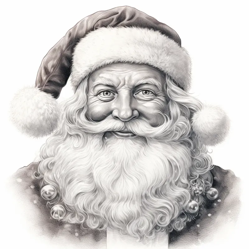 Pencil Sketches Of Christmas Characters
