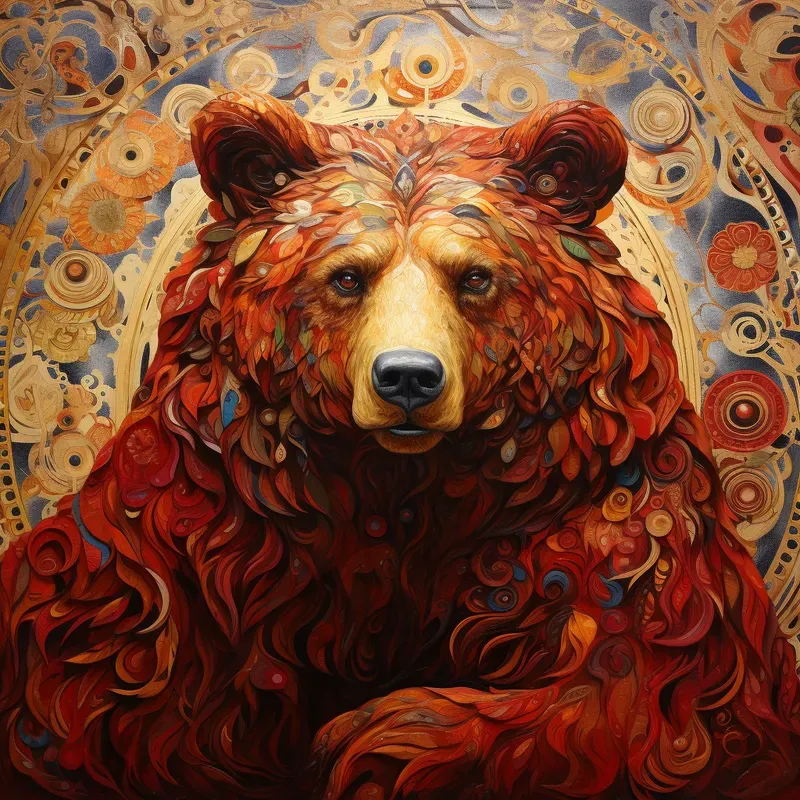 Almond And Klimt Fusion Art