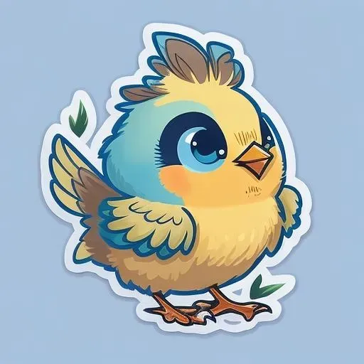 Cute Animal Sticker Logos