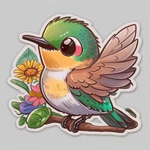 Cute Animal Sticker Logos