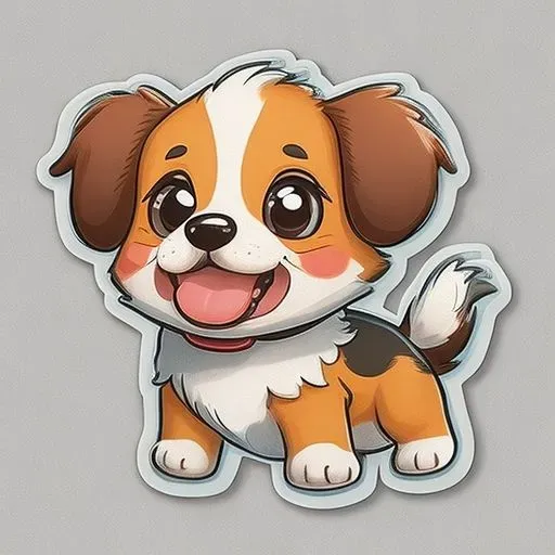 Cute Animal Sticker Logos