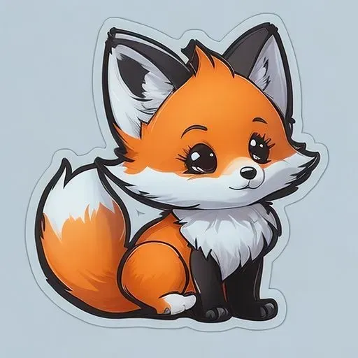 Cute Animal Sticker Logos