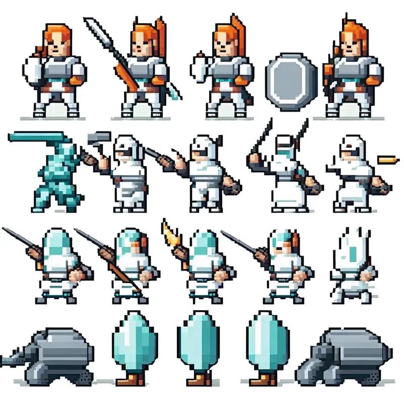 Pixel Art Sprite Sheets