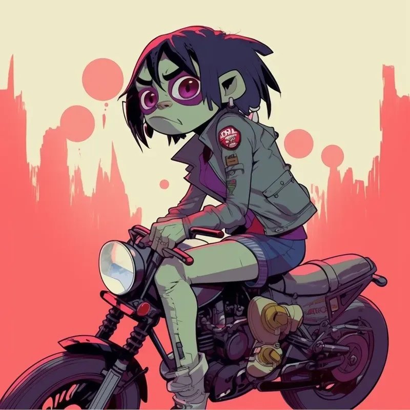 Gorillaz Style Illustrations