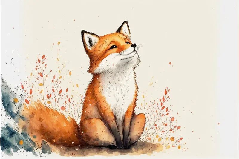 Watercolor Animal Characters