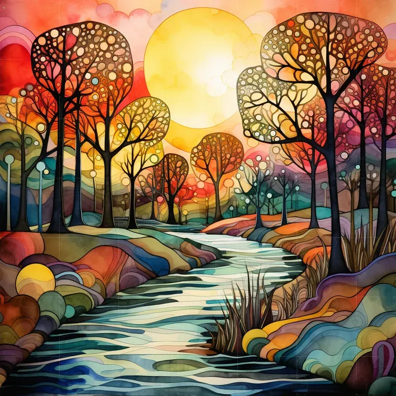 Colorful Rural Illustrations