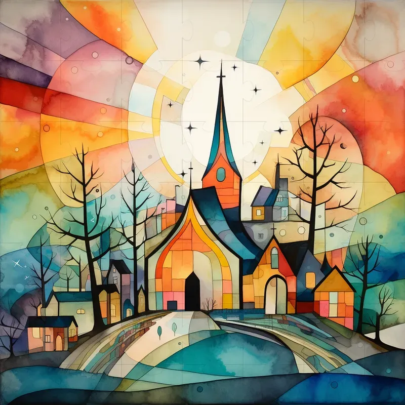 Colorful Rural Illustrations