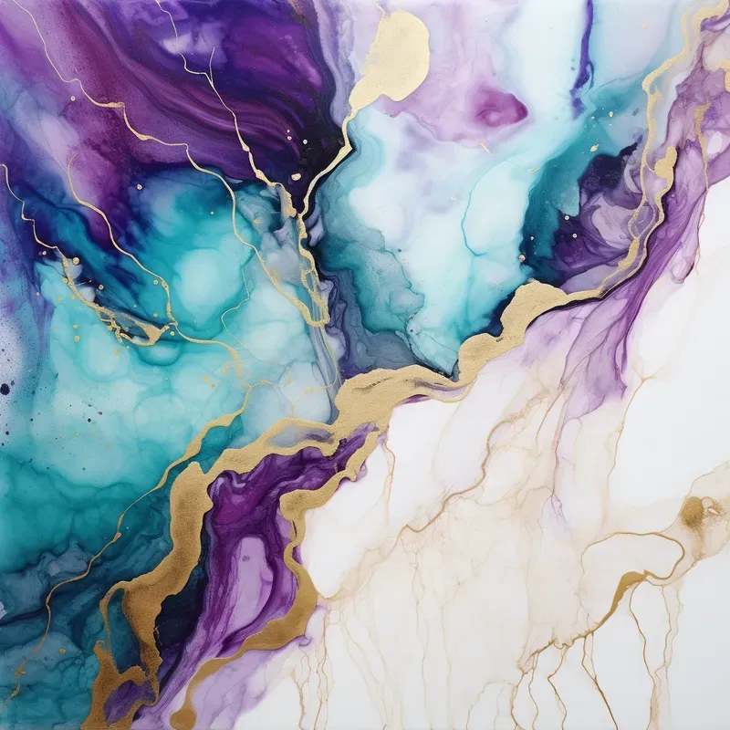 Abstract Alcohol Ink Art