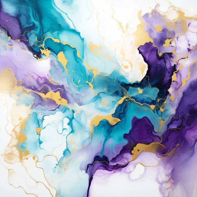 Abstract Alcohol Ink Art