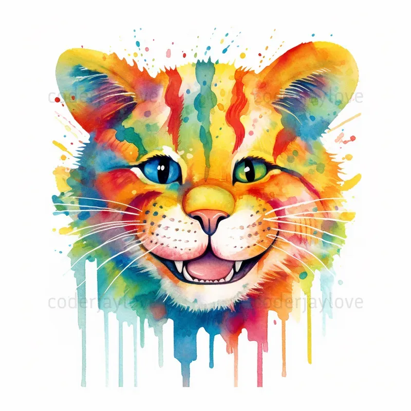 Cheerful Watercolor Paintings