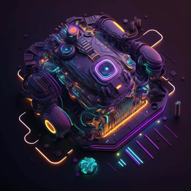 Supercharged Neon Artworks