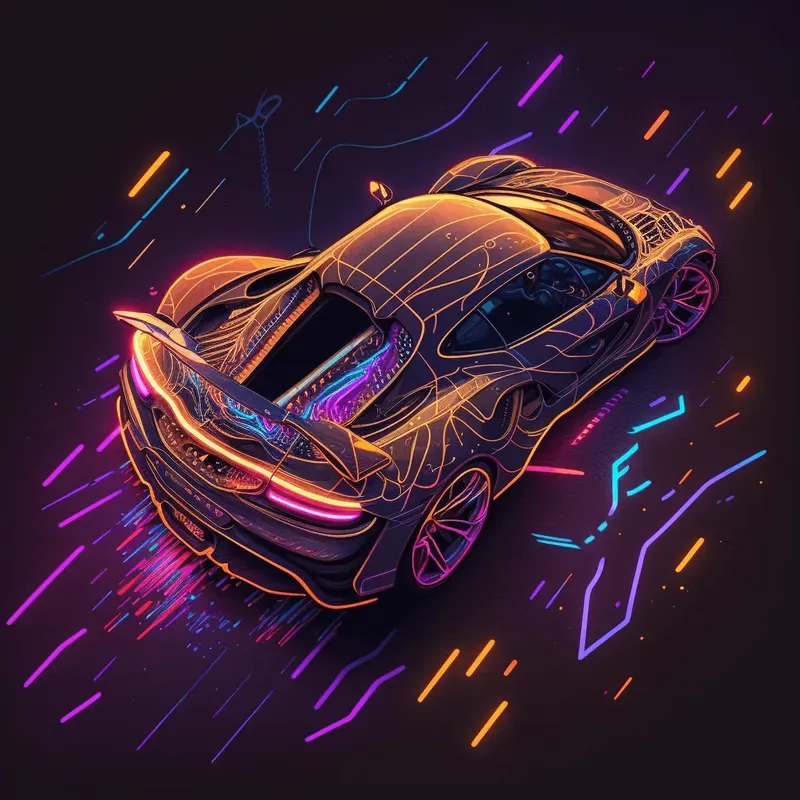 Supercharged Neon Artworks