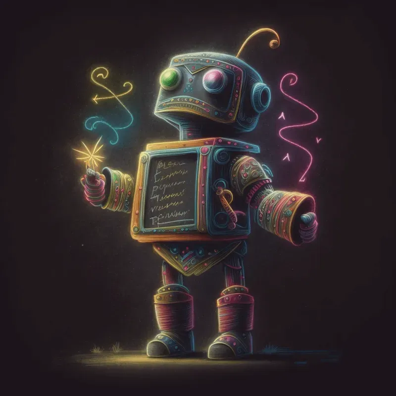 Chalkboard Magic Drawings