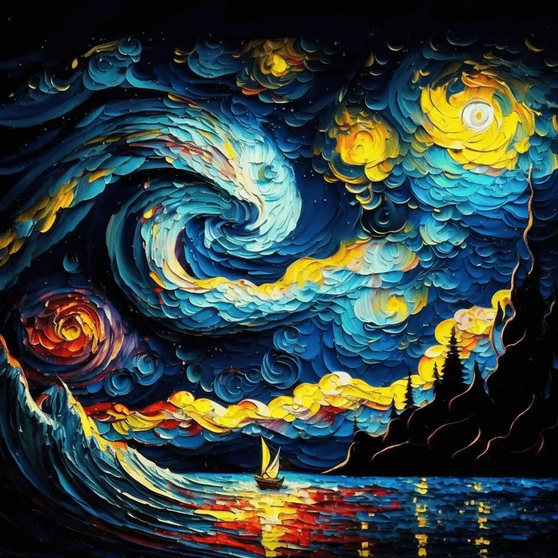 Van Gogh-inspired Art