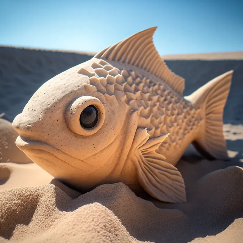 Beach Sand Sculptures
