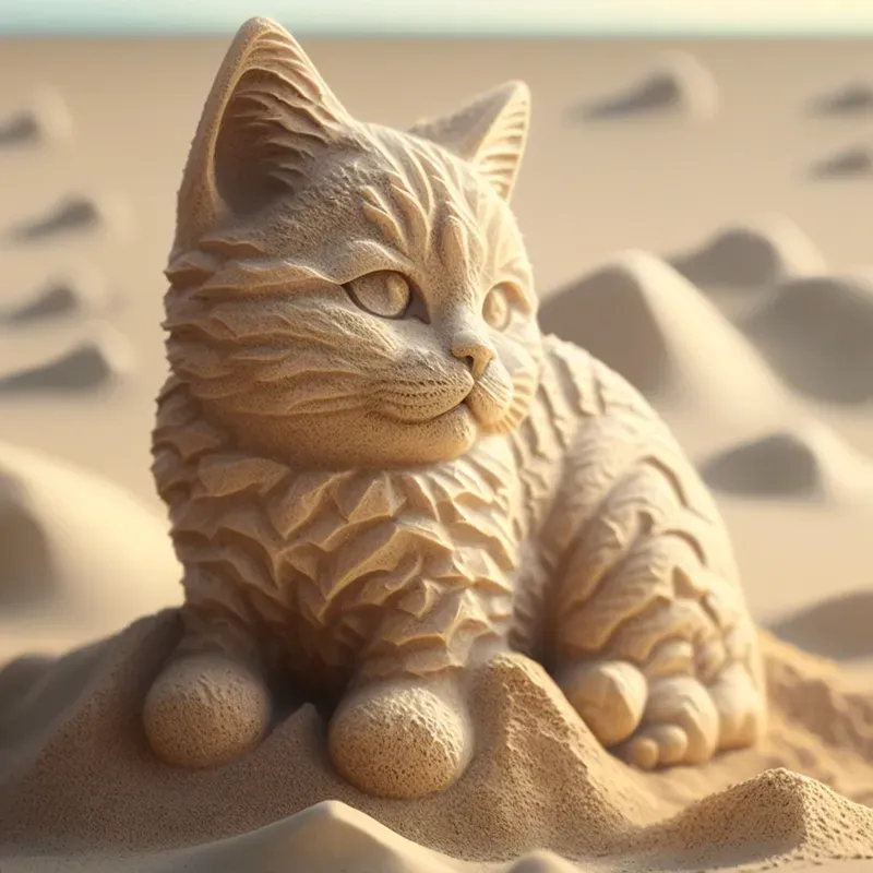 Beach Sand Sculptures