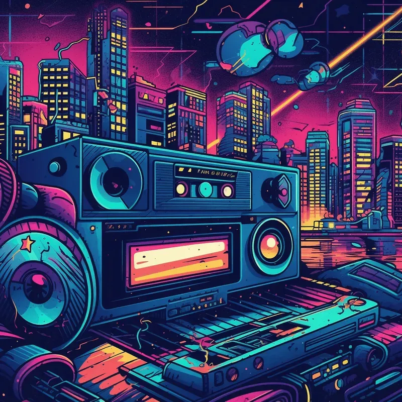 Nostalgic 80s Illustrations