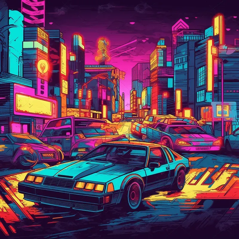 Nostalgic 80s Illustrations