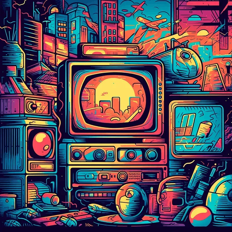 Nostalgic 80s Illustrations