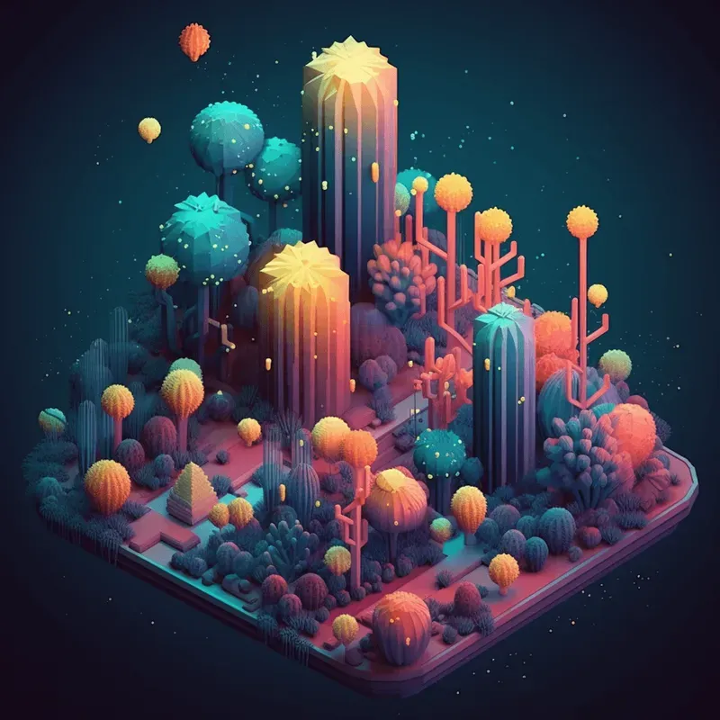 Floating Retro Illustrations