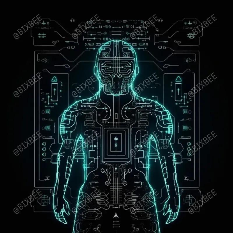 Cybernetic Digital Art Illustrations