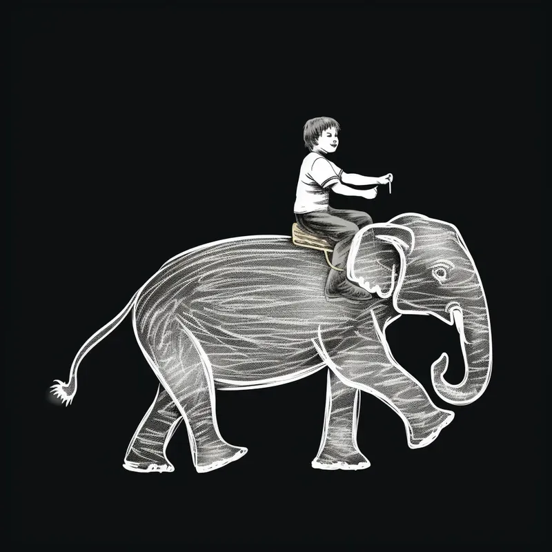 Chalkboard Minimalist Illustrations