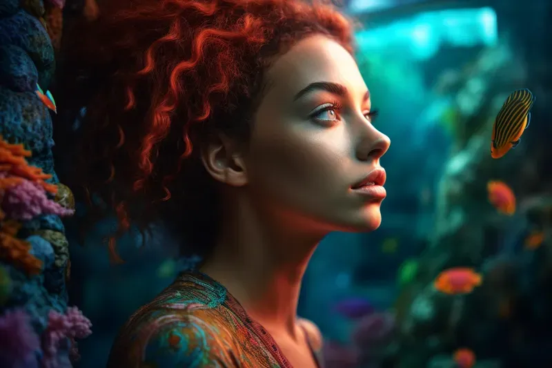 Cinematic Disney Princesses Underwater