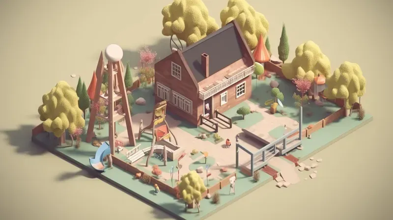 Surreal Isometric Illustration Artworks