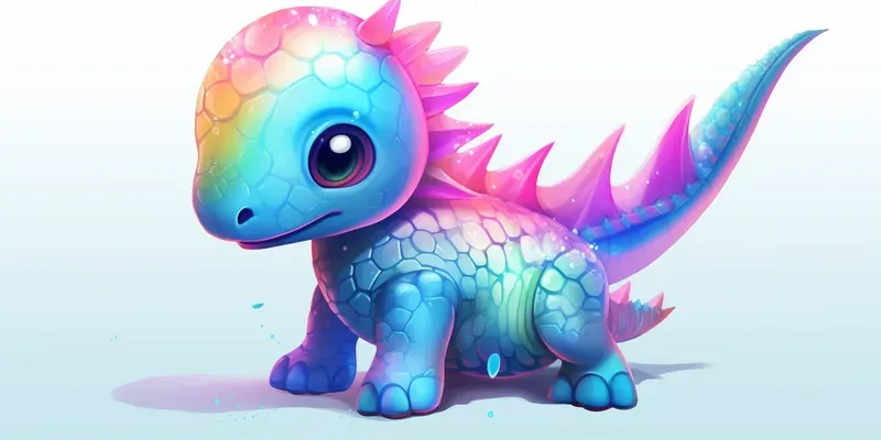 Cute And Playful Baby Dinosaurs