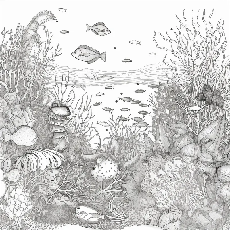 Coloring Book Pages For Various Themes