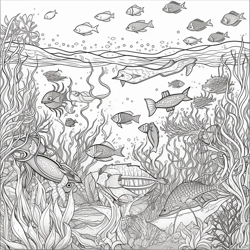 Coloring Book Pages For Various Themes