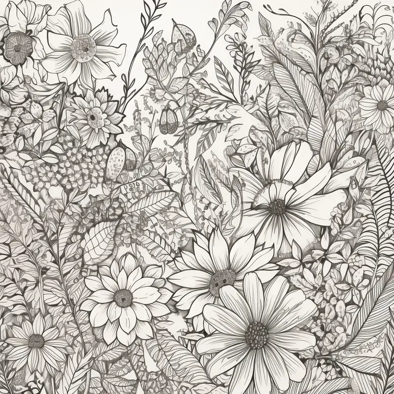 Coloring Book Pages For Various Themes