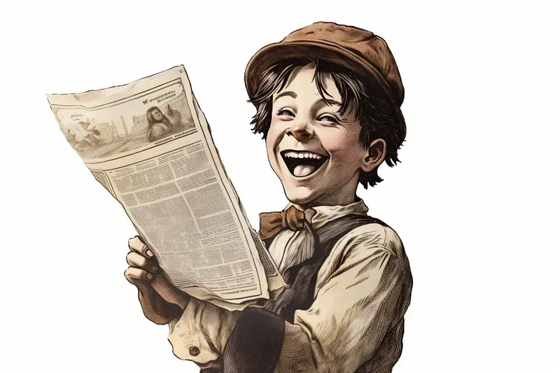 Vintage Joy Characters Illustrations