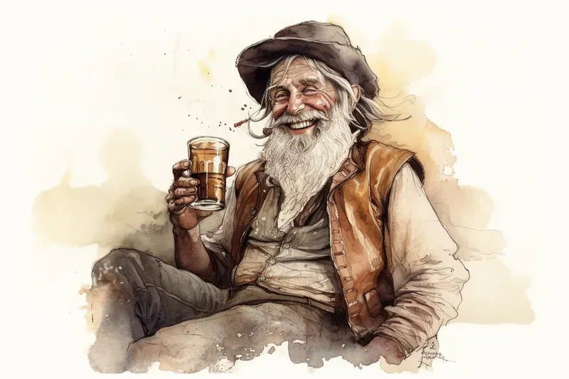 Vintage Joy Characters Illustrations